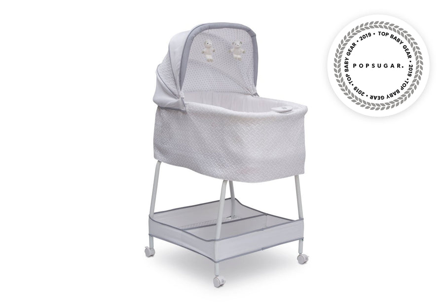 Silent Auto Gliding Elite Bassinet - Basketweave (2113) 701405-2113 2-Silent Auto Gliding Elite Bassinet - Basketweave