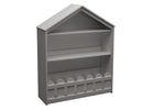 Grey (026) 4-Happy Home Storage Bookcase