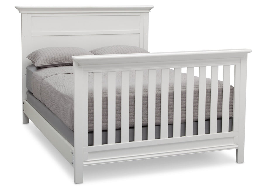 Serta Bianca White (130) Fairmount 4-in-1 Crib, Side View with Full Size Platform Bed Kit (for 4-in-1 Cribs) 700850 a7a 7-Fairmount 4-in-1 Crib
