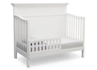 Serta Bianca White (130) Fairmount 4-in-1 Crib, Side View with Toddler Bed Conversion a5a 5-Fairmount 4-in-1 Crib