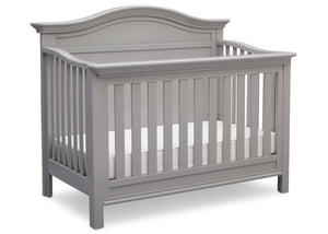 Serta Grey (026) Bethpage 4-in-1 Crib, Side View with Crib Conversion a4a 4-Bethpage 4-in-1 Crib