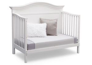 Serta Bianca White (130) Bethpage 4-in-1 Crib, Side View with Toddler Bed Conversion b6b 13-Bethpage 4-in-1 Crib