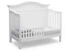 Serta Bianca White (130) Bethpage 4-in-1 Crib, Side View with Toddler Bed Conversion b5b 12-Bethpage 4-in-1 Crib