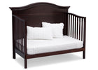 Serta Dark Chocolate (207) Bethpage 4-in-1 Crib, Side View with Day Bed Conversion c6c 20-Bethpage 4-in-1 Crib