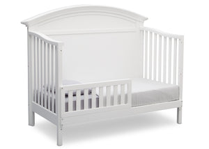 Serta Bianca (130) Adelaide 4-in-1 Crib, Side View with Toddler Bed Conversion b5b 10-Adelaide 4-in-1 Crib