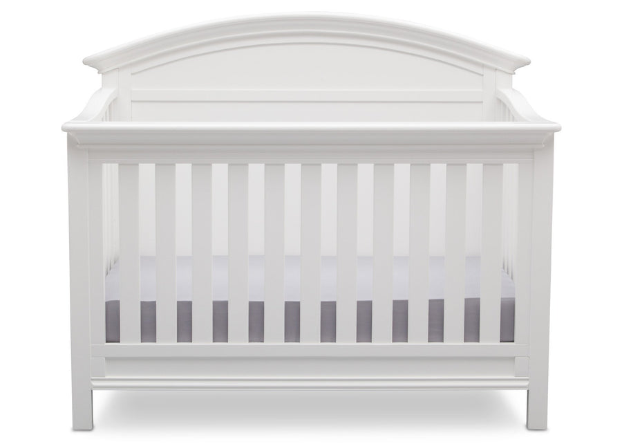Serta Bianca (130) Adelaide 4-in-1 Crib, Front View with Crib Conversion b3b 8-Adelaide 4-in-1 Crib