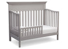 Serta Grey (026) Fernwood 4-in-1 Crib, Side View with Toddler Bed Conversion b5b 9-Fernwood 4-in-1 Crib