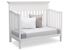 Serta Bianca (130) Fernwood 4-in-1 Crib, Side View with Day Bed Conversion a6a 4-Fernwood 4-in-1 Crib