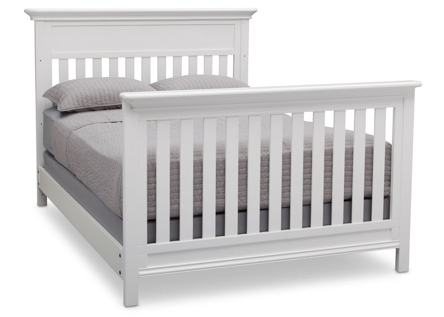 Serta Bianca (130) Fernwood 4-in-1 Crib, Side View with Full Size Platform Bed Kit (for 4-in-1 Cribs) 700850 a7a 5-Fernwood 4-in-1 Crib