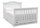 Serta Bianca (130) Banbury 4-in-1 Convertible Crib, Full Bed View b5b 5-Banbury 4-in-1 Convertible Crib