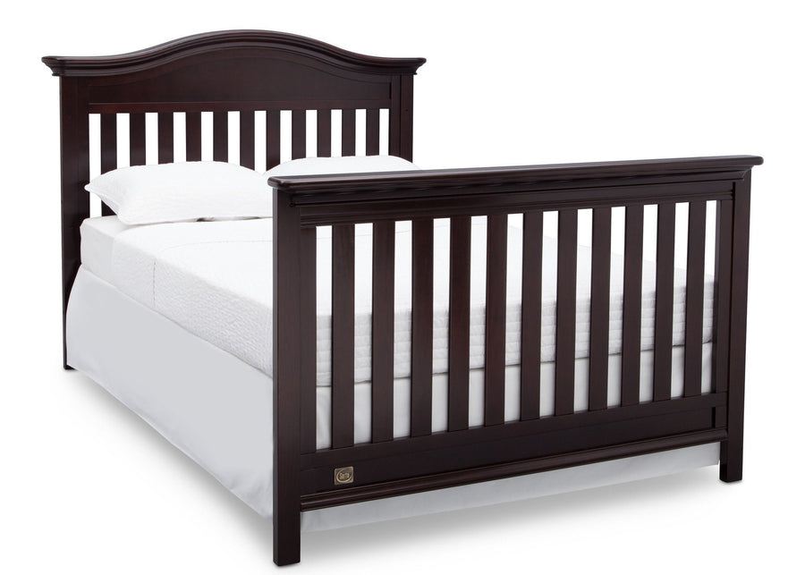 Serta Dark Chocolate (207) Banbury 4-in-1 Convertible Crib, Full Bed View c5c 15-Banbury 4-in-1 Convertible Crib