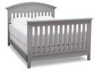 Serta Grey (026) Aberdeen 4-in-1 Crib with Full Size Platform Bed Kit (for 4-in-1 Cribs) 700850 with Footboard a7a 8-Aberdeen 4-in-1 Crib