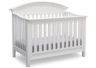 Serta Bianca (130) Aberdeen 4-in-1 Crib, Side View with Crib Conversion b4b 3-Aberdeen 4-in-1 Crib