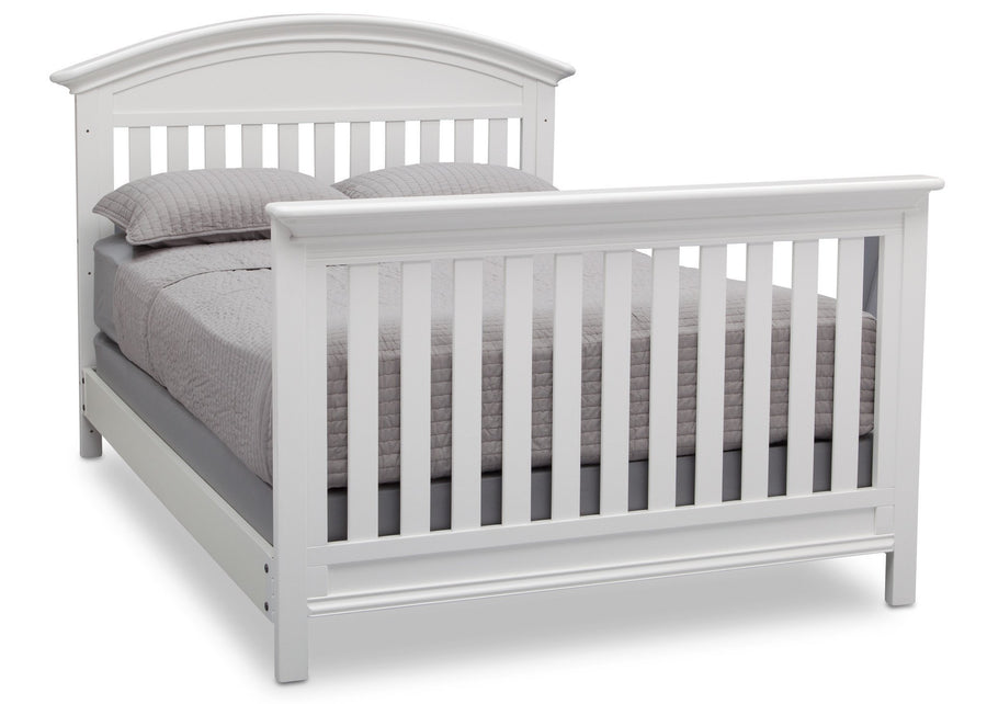 Serta Bianca (130) Aberdeen 4-in-1 Crib with Full Size Platform Bed Kit (for 4-in-1 Cribs) 700850 with Footboard b7b 13-Aberdeen 4-in-1 Crib