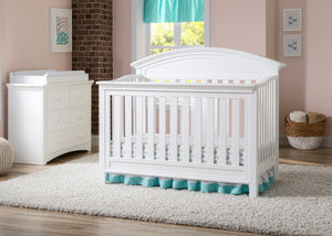 Serta Bianca (130) Aberdeen 4-in-1 Crib, Crib Conversion in Setting 2 b1b 10-Aberdeen 4-in-1 Crib