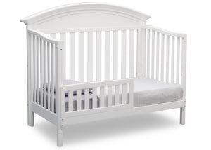 Serta Bianca (130) Aberdeen 4-in-1 Crib, Side View with Toddler Bed Conversion b5b 12-Aberdeen 4-in-1 Crib