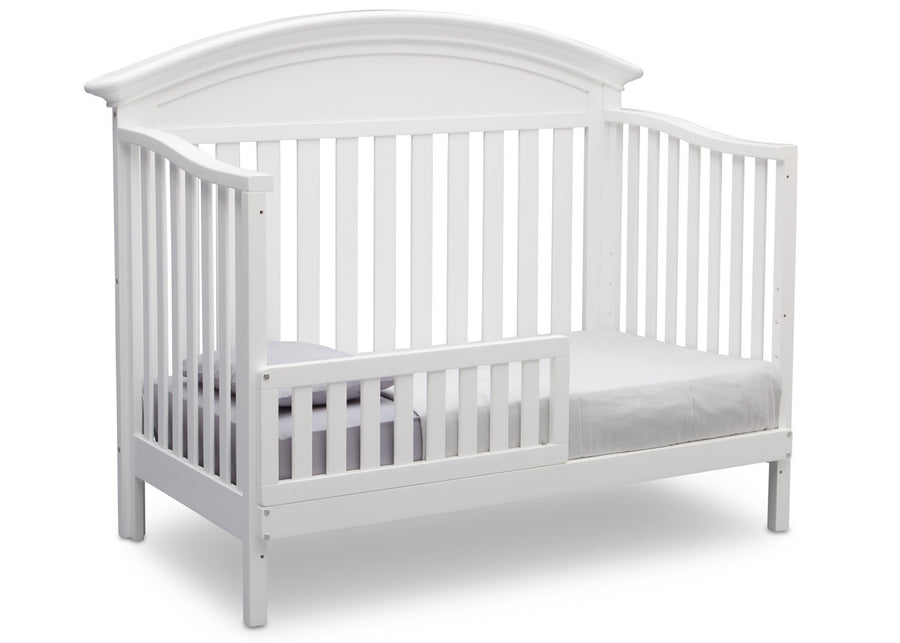 Serta Bianca (130) Aberdeen 4-in-1 Crib, Side View with Toddler Bed Conversion b5b 11-Aberdeen 4-in-1 Crib