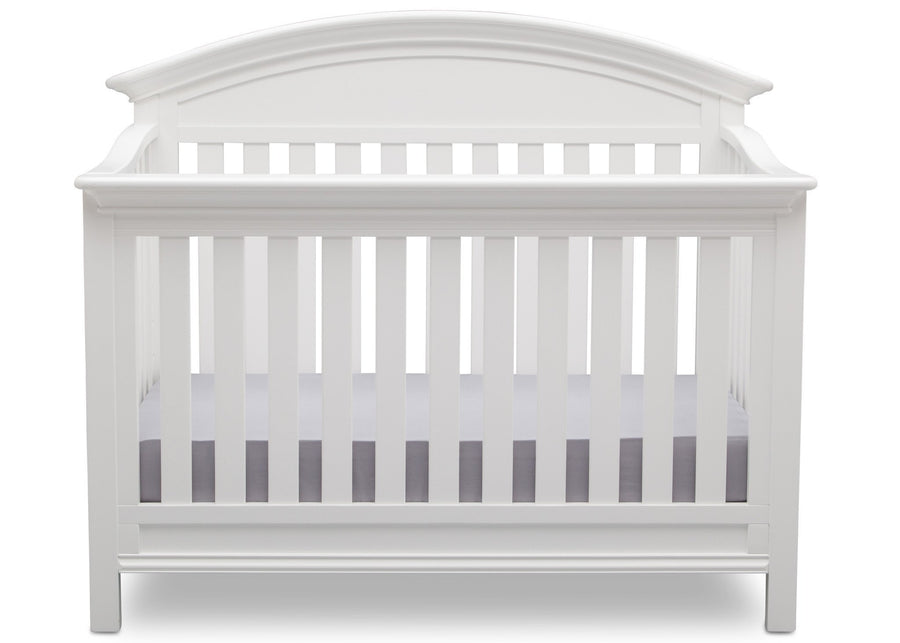Serta Bianca (130) Aberdeen 4-in-1 Crib, Front View with Crib Conversion b3b 10-Aberdeen 4-in-1 Crib