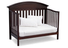 Serta Dark Chocolate (207) Aberdeen 4-in-1 Crib, Side View with Day Bed Conversion c6c 17-Aberdeen 4-in-1 Crib
