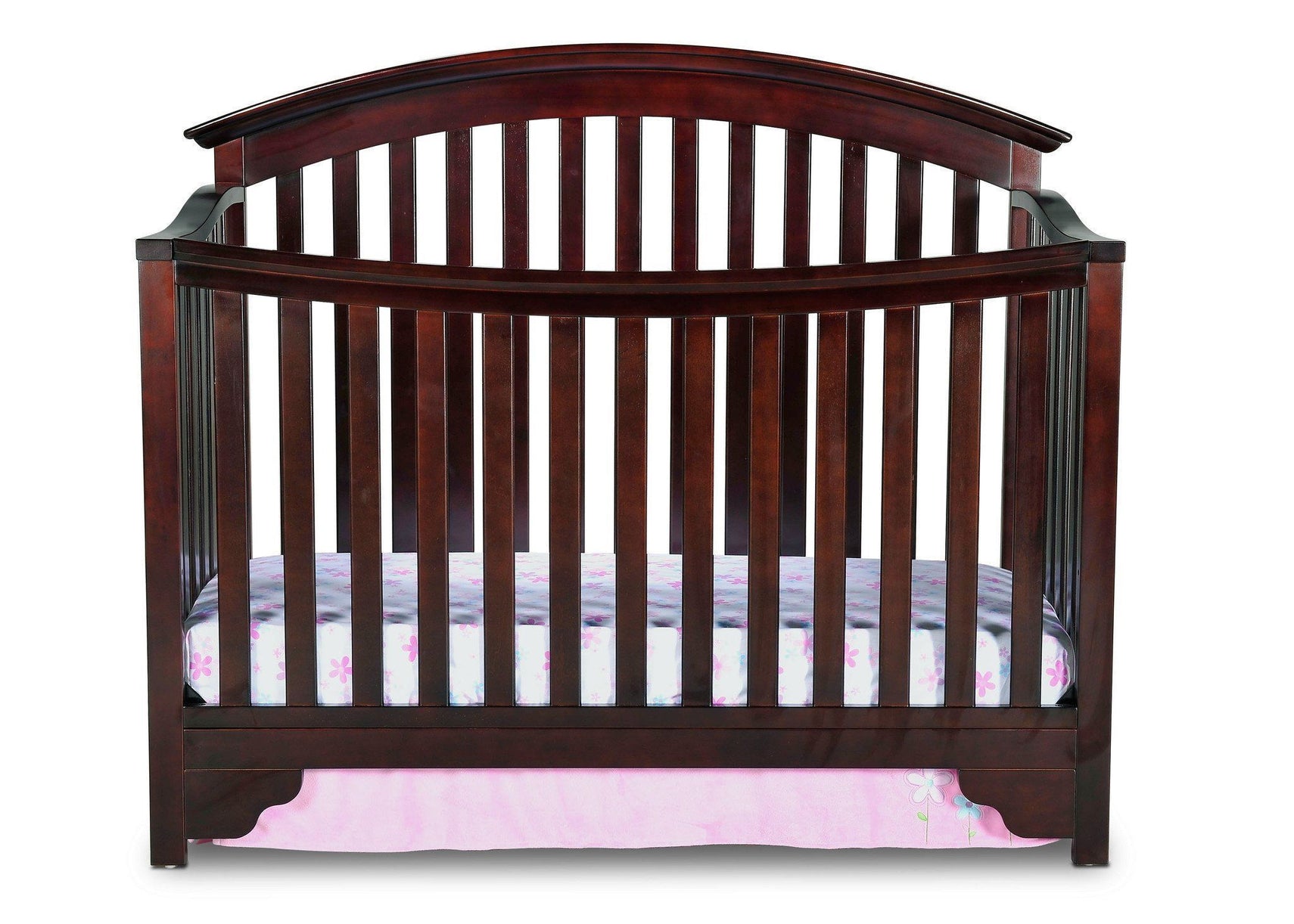 Delta Children Black Cherry Espresso (607) Sonoma 4-in-1 Crib, Crib Conversion a1a