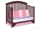 Delta Children Black Cherry Espresso (607) Sonoma 4-in-1 Crib, Day Bed Conversion a4a 3-Sonoma 4-in-1 Crib