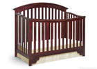 Delta Children Black Cherry Espresso (607) Sonoma 4-in-1 Crib, Crib Conversion 5-Sonoma 4-in-1 Crib