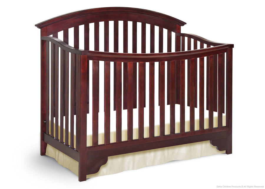 Delta Children Black Cherry Espresso (607) Sonoma 4-in-1 Crib, Crib Conversion 5-Sonoma 4-in-1 Crib