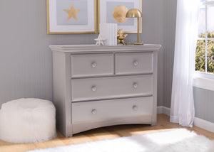 Serta Grey (026) Park Ridge 4 Drawer Dresser (702640), Room, a1a 12-Park Ridge 4 Drawer Dresser