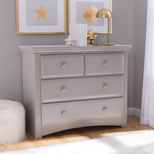 Serta Grey (026) Park Ridge 4 Drawer Dresser (702640), Room, a1a 19-Park Ridge 4 Drawer Dresser
