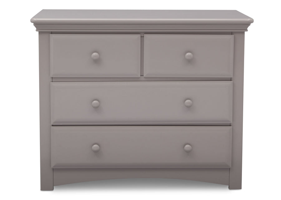 Serta Grey (026) Park Ridge 4 Drawer Dresser (702640), Straight, a2a 1-Park Ridge 4 Drawer Dresser