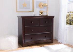 Serta Dark Chocolate (207) Park Ridge 4 Drawer Dresser (702640), Room, c1c 20-Park Ridge 4 Drawer Dresser