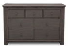 Serta Rustic Grey (084) Langley 7 Drawer Dresser, Front View a1a 1-Langley 7 Drawer Dresser