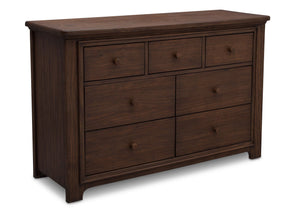 Serta Rustic Oak (229) Langley 7 Drawer Dresser, Right View c2c 20-Langley 7 Drawer Dresser
