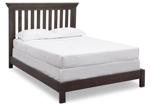 Serta Rustic Grey (084) Langley 4-in-1 Crib Right View Full Bed a5a 6-Langley 4-in-1 Crib