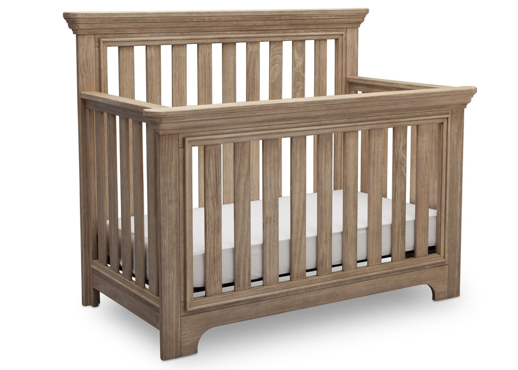 Serta Rustic Driftwood (112) Langley 4-in-1 Crib Right View b2b