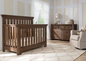 Serta Rustic Oak (229) Langley 4-in-1 Crib Room View c2c 17-Langley 4-in-1 Crib