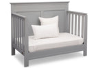 Serta Grey (026) Fall River 4-in-1 Convertible Crib, Right Daybed View a4a 4-Fall River 4-in-1 Convertible Crib