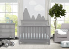 Grey (026) 1-Fall River 4-in-1 Convertible Crib
