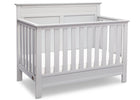 Serta Bianca White (130) Fall River 4-in-1 Convertible Crib, Right Crib View b2b 8-Fall River 4-in-1 Convertible Crib