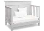 Serta Bianca White (130) Fall River 4-in-1 Convertible Crib, Right Daybed View b4b 10-Fall River 4-in-1 Convertible Crib