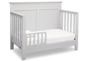 Serta Bianca White (130) Fall River 4-in-1 Convertible Crib, Right Toddler Bed View b3b 10-Fall River 4-in-1 Convertible Crib