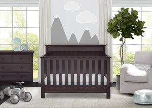Dark Chocolate (207) 2-Fall River 4-in-1 Convertible Crib