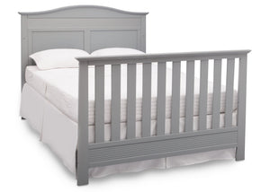 Serta Grey (026) Barrett 4-in-1 Convertible Crib, Right Full Bed View with Footboard a6a 7-Barrett 4-in-1 Convertible Crib