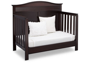 Serta Dark Chocolate (207) Barrett 4-in-1 Convertible Crib, Right Daybed View c4c 20-Barrett 4-in-1 Convertible Crib