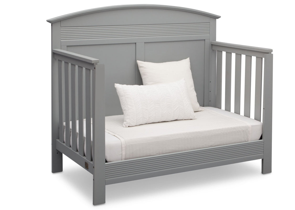 Serta Grey (026) Ashland 4-in-1 Convertible Crib, Right Daybed View a4a