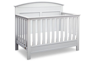 Serta Bianca White (130) Ashland 4-in-1 Convertible Crib, Right Crib View b2b 10-Ashland 4-in-1 Convertible Crib