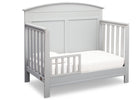 Serta Bianca White (130) Ashland 4-in-1 Convertible Crib, Right Toddler Bed View b3b 9-Ashland 4-in-1 Convertible Crib