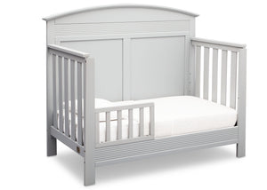 Serta Bianca White (130) Ashland 4-in-1 Convertible Crib, Right Toddler Bed View b3b 11-Ashland 4-in-1 Convertible Crib