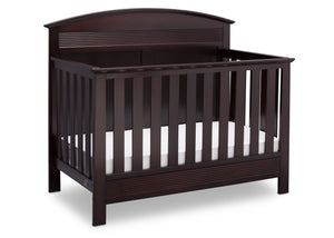 Serta Dark Chocolate (207) Ashland 4-in-1 Convertible Crib, Right Crib View c2c 16-Ashland 4-in-1 Convertible Crib