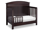 Serta Dark Chocolate (207) Ashland 4-in-1 Convertible Crib, Right Toddler Bed View c3c 15-Ashland 4-in-1 Convertible Crib